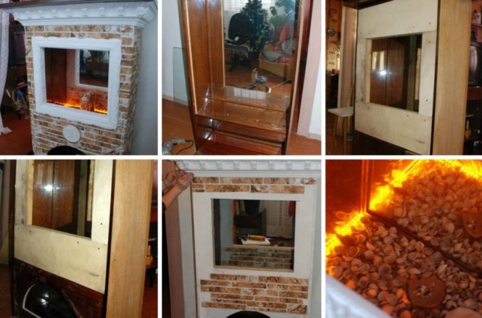 Les étapes de la renaissance d'un buffet miroir