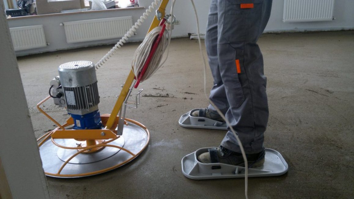 Chape de sol en ciment