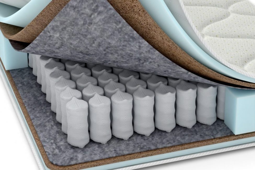 Chacun des ressorts est un élément indépendant