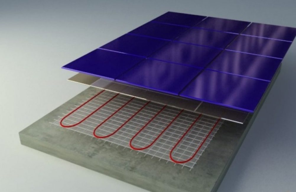 Schéma de montage du tapis chauffant