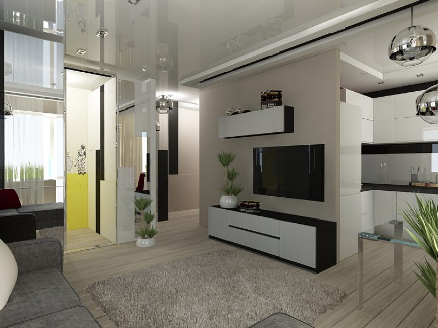 Appartement de type tramway