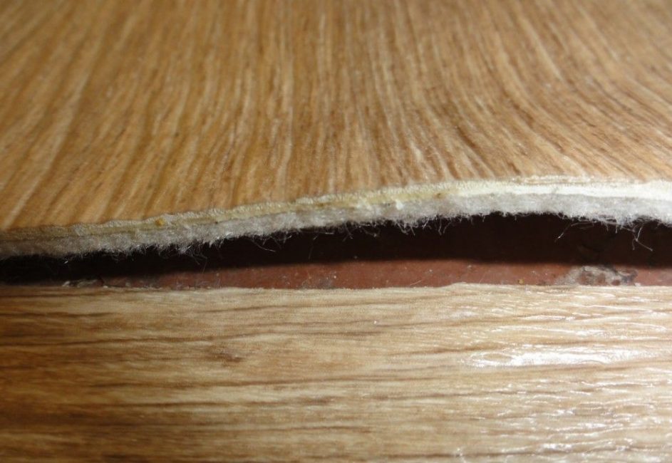 Un exemple de la base du linoléum