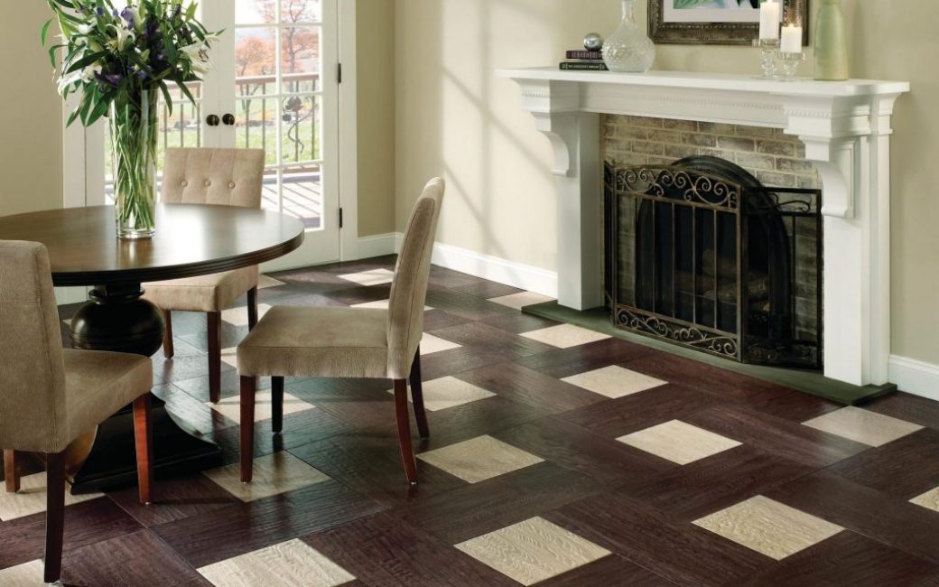 Sol en linoléum au look élégant