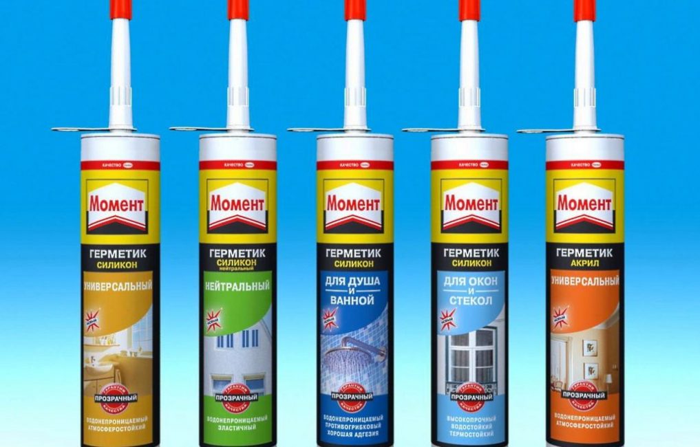 Les composés d'étanchéité de la marque Moment sont représentés sur le marché des matériaux de construction par une large gamme de produits