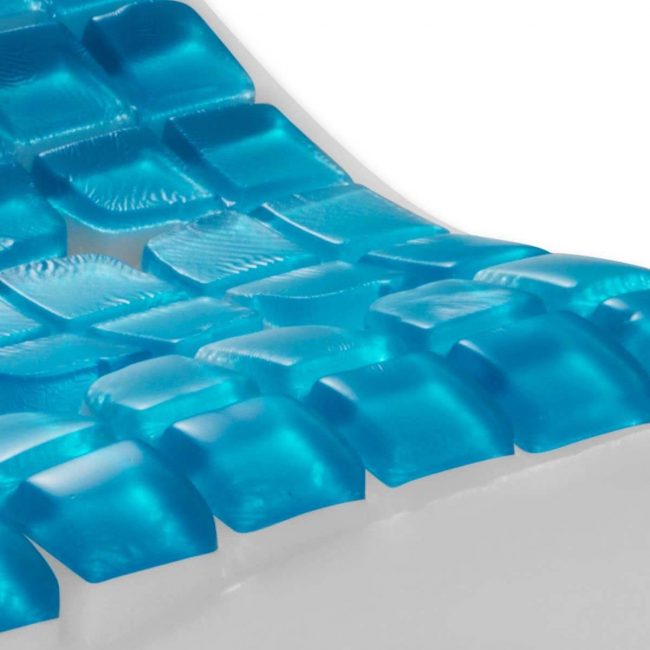 Le Technogel est un matériau moderne et très confortable à utiliser.