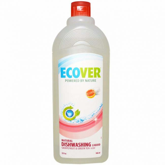 Liquide vaisselle Ecover Pamplemousse et thé vert