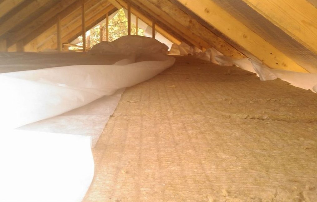 Réchauffement avec de la laine minérale