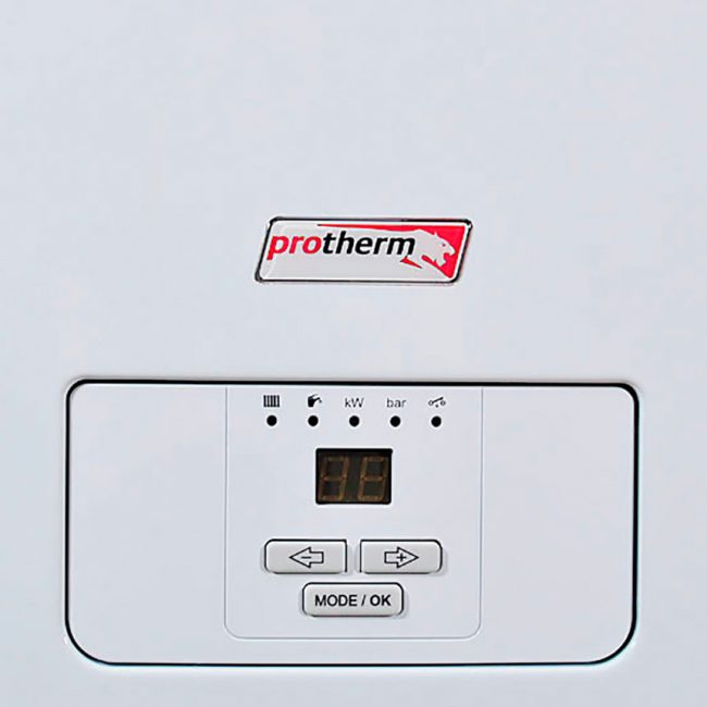 Le fonctionnement est contrôlé par 3 boutons. L'écran affiche les paramètres de fonctionnement