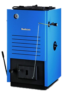 Chaudière à combustible solide pour chauffer une maison privée