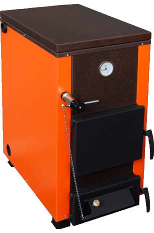Chaudière à combustible solide pour chauffer une maison privée