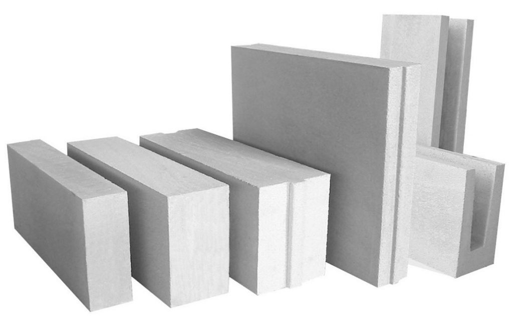 Types de blocs de béton cellulaire