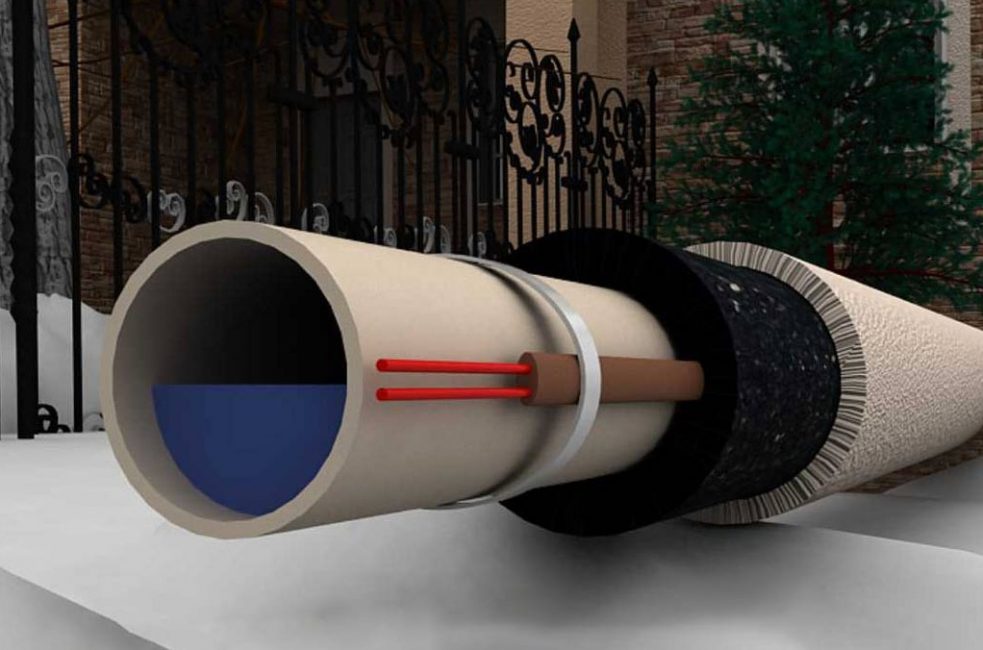  Câble chauffant pour le chauffage des tuyaux