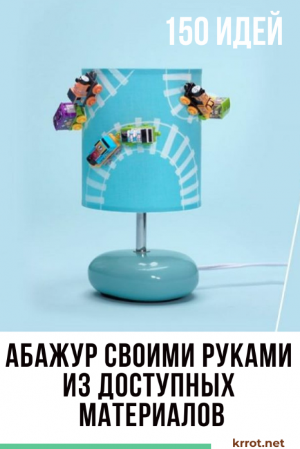 Abat-jour à faire soi-même à partir de matériaux disponibles