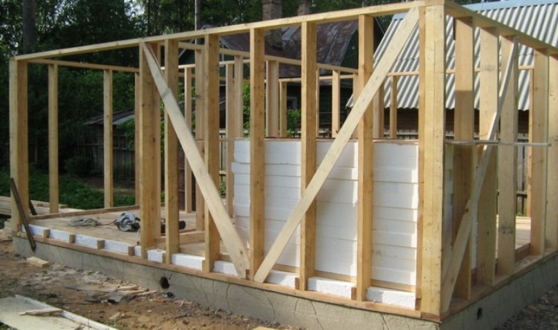 L'utilisation de potences temporaires lors du montage des murs