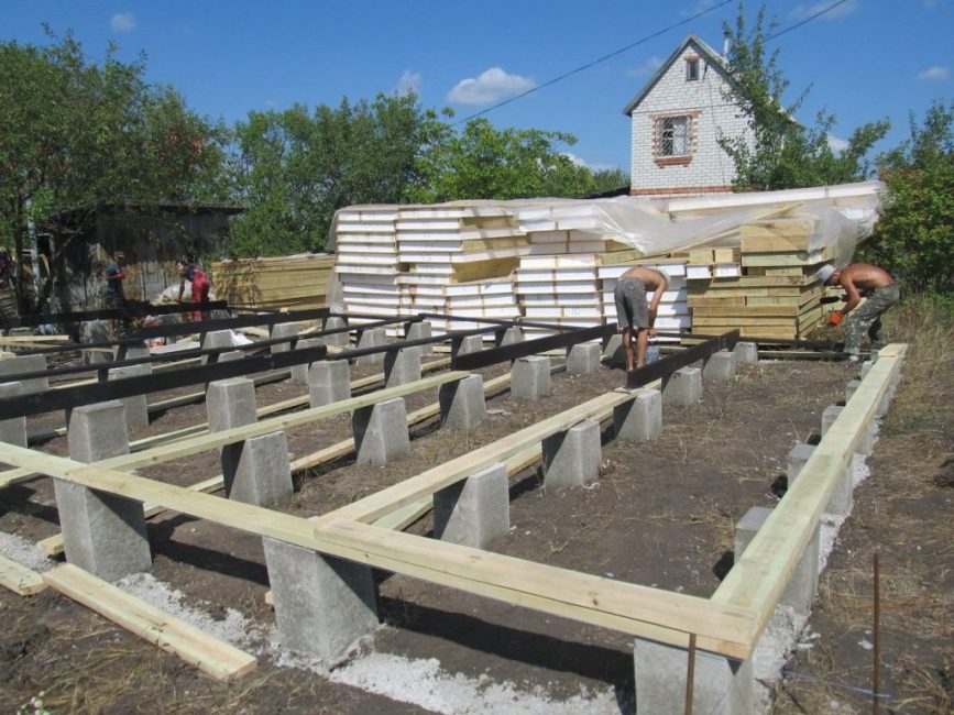 Fondation de colonne