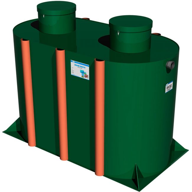 Station d'épuration locale Alta Ground Master 28, qui peut remplacer le réseau d'égouts de tout un village de vacances