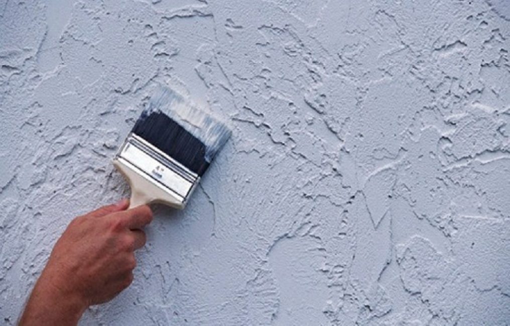 Peinture au pinceau sec