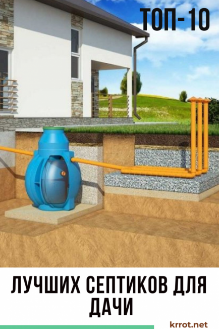 TOP 10 Meilleures fosses septiques pour chalets d'été