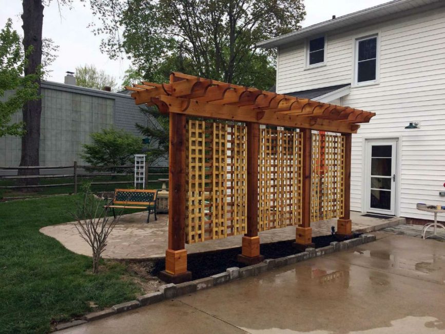 L'écran sépare les différentes zones