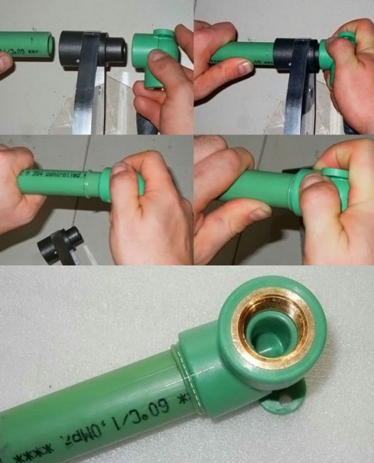 Procédé de soudage de tuyaux en polypropylène