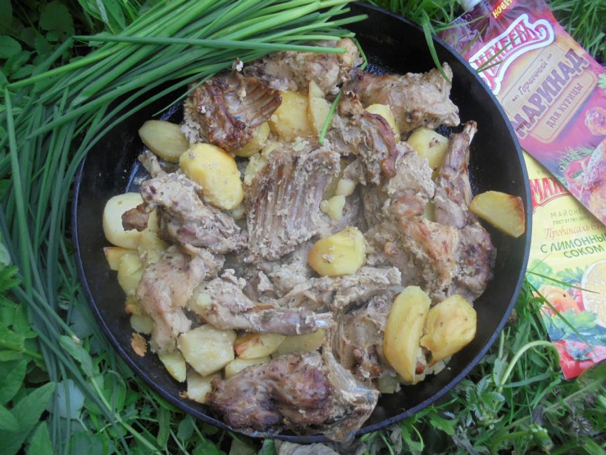 Lapin aux pommes de terre