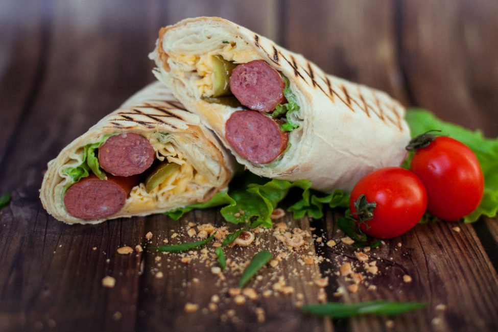 Saucisses au lavash
