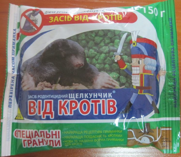 Poison contre les taupes