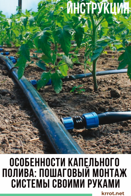 Caractéristiques de l'irrigation goutte à goutte