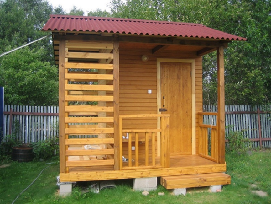 Un porche en bois facilitera la descente et évitera les blessures