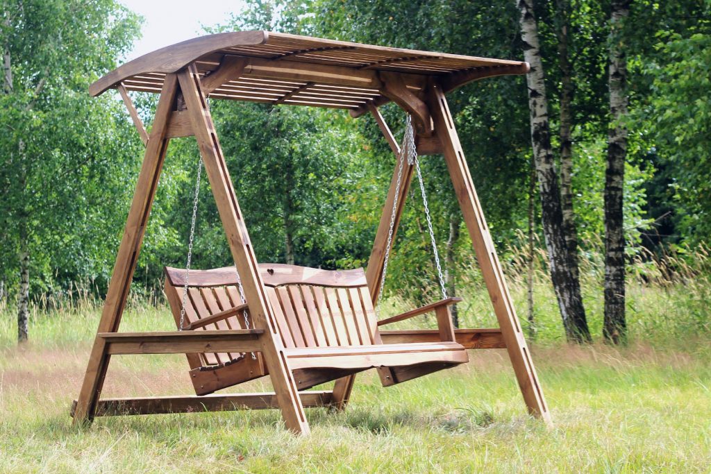 balançoire de jardin à faire soi-même