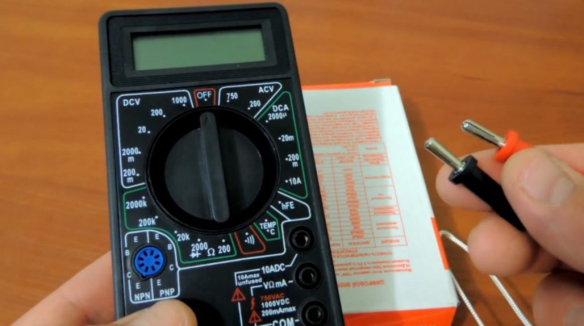 Modèle avec mesure de température