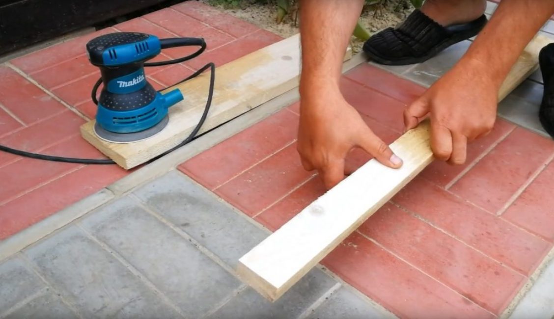 Aspect des planches poncées