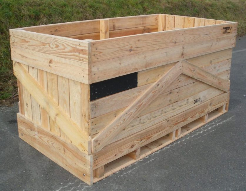 Boîte de stockage de carottes avec palette