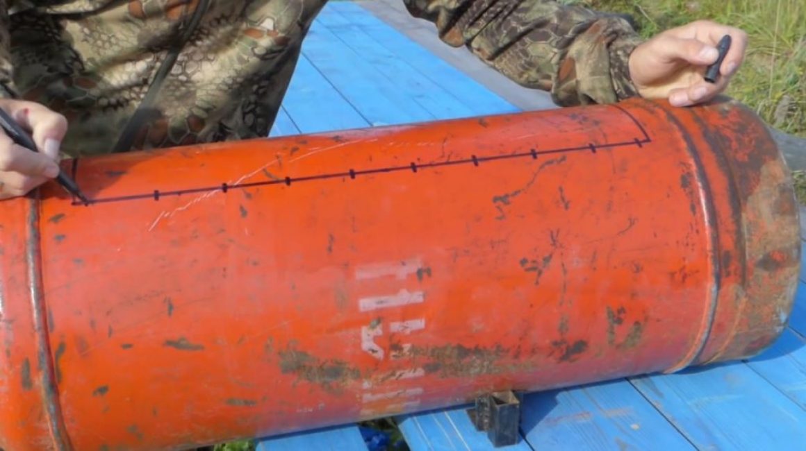 Marquage des trous pour brochettes