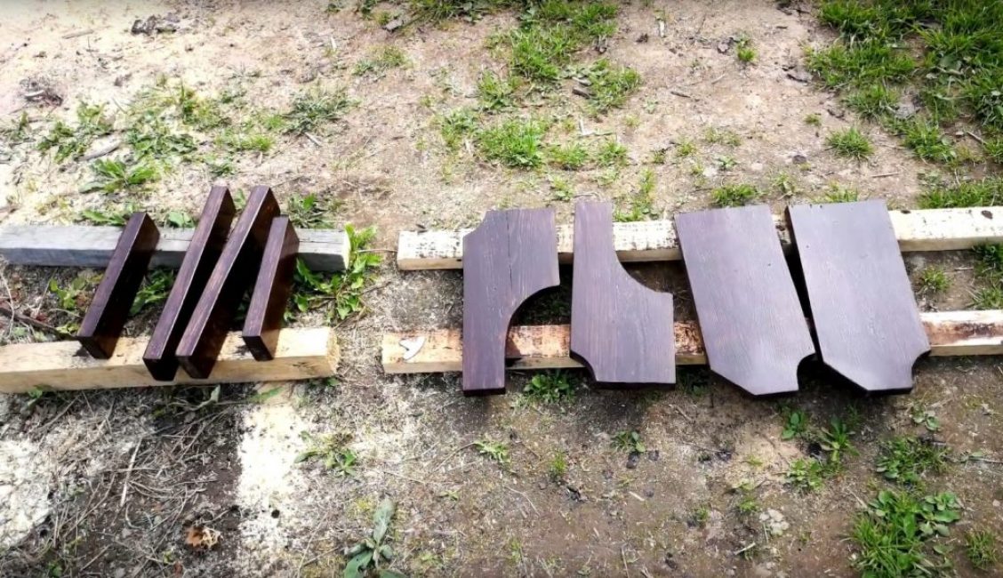 Séchage des éléments peints