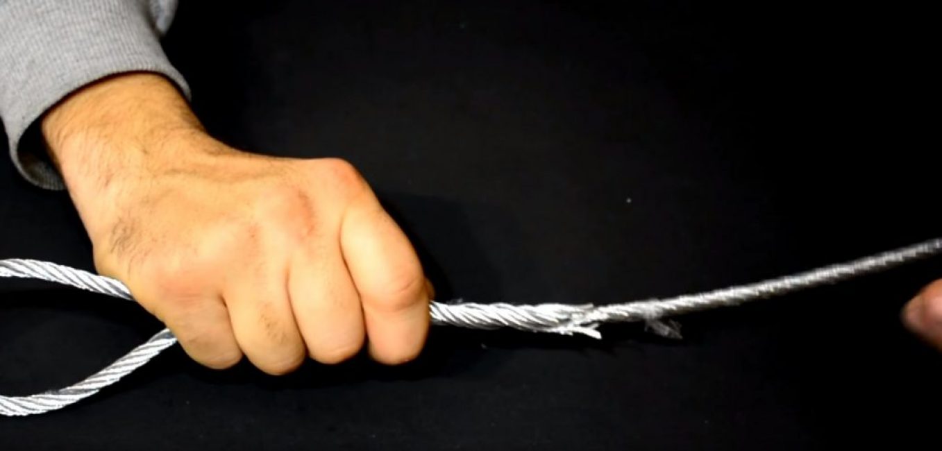 Corde tissée plus épaisse