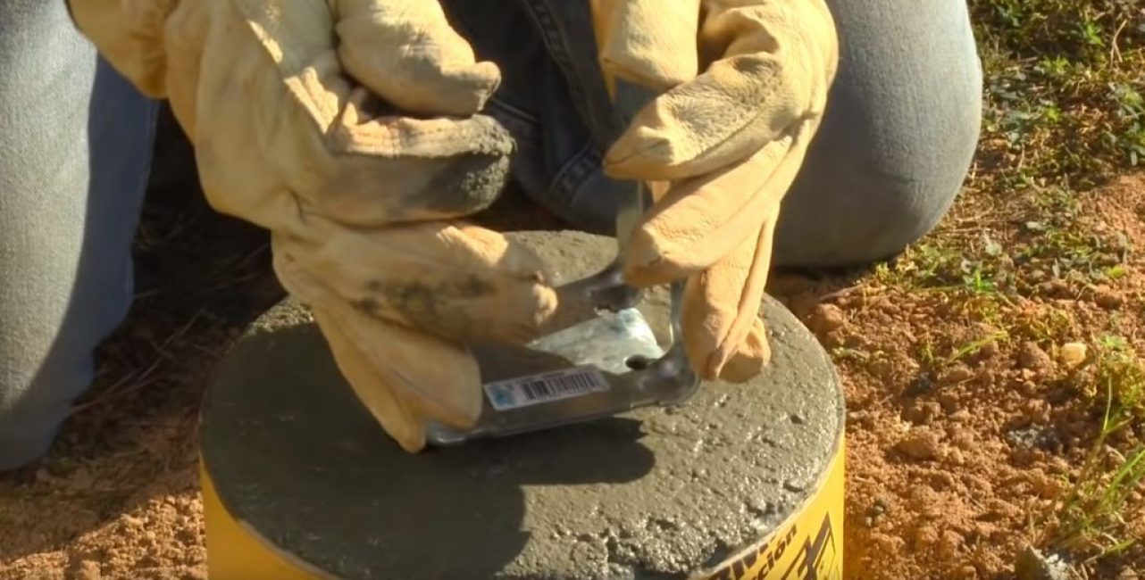 Pose de fixations métalliques