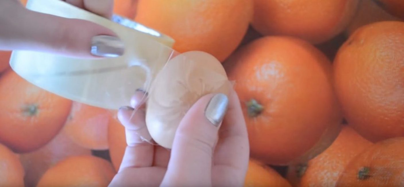 Oeufs d'emballage de ruban adhésif