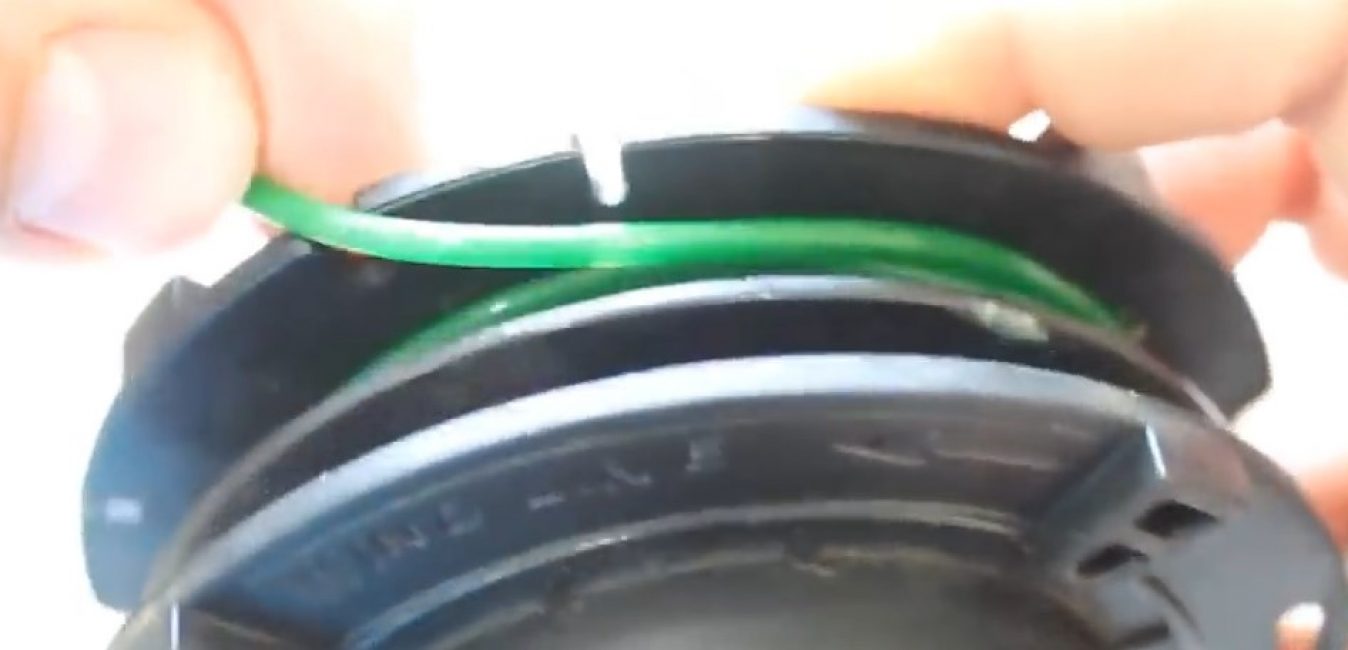 La ligne du bas est enroulée