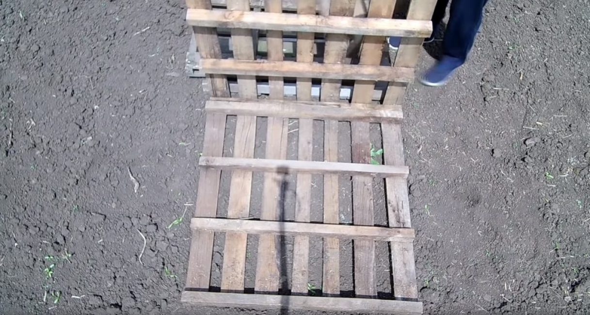 Fond du futur réservoir