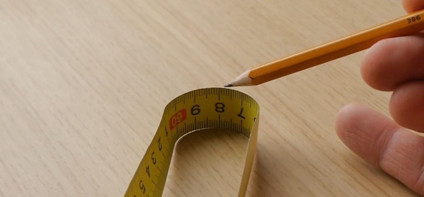 Le haut du pli est le résultat