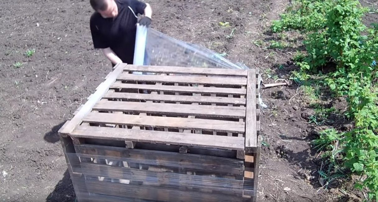 Film étiré lors de l'enroulement