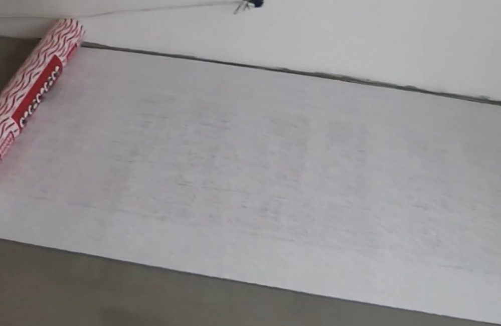 N'oubliez pas la sous-couche