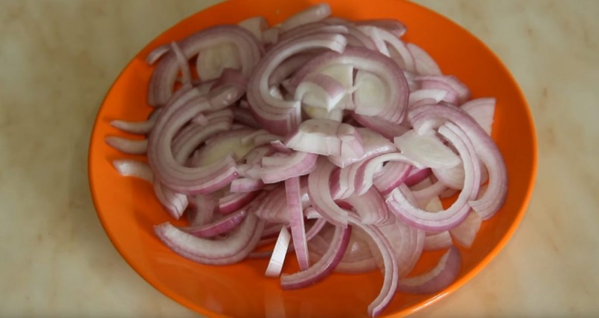 Demi rondelles d'oignon