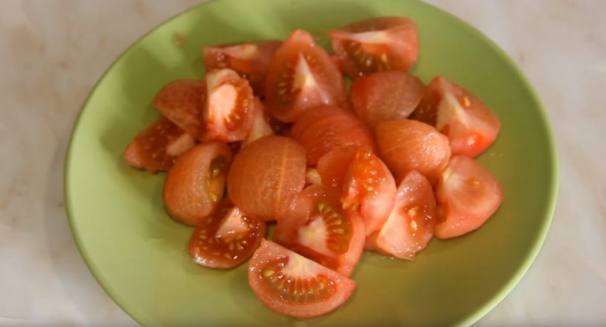 Tomates prêtes à cuire