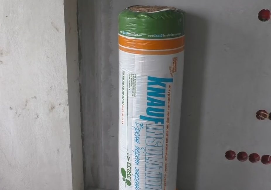 Rouleau de laine de roche