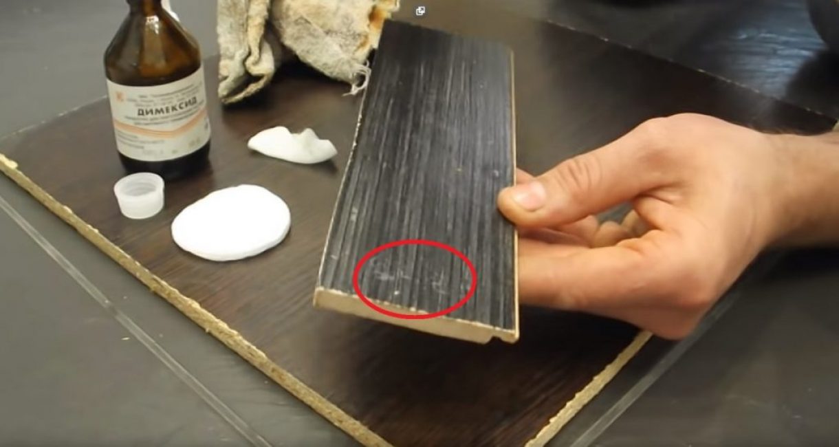 Le reste de la colle