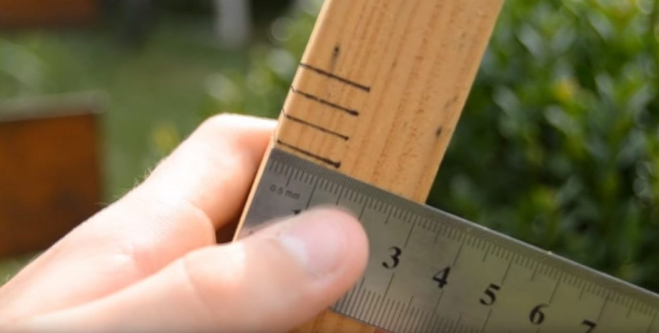 Marquage de profondeur des rainures