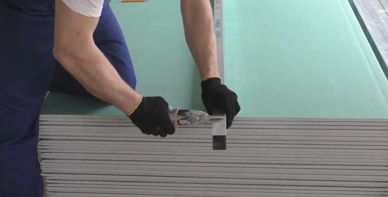 Les ciseaux font du bon travail avec un profil métallique pour GVL