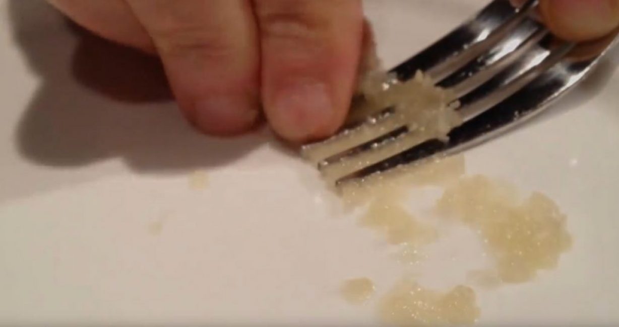 Résultat de broyage